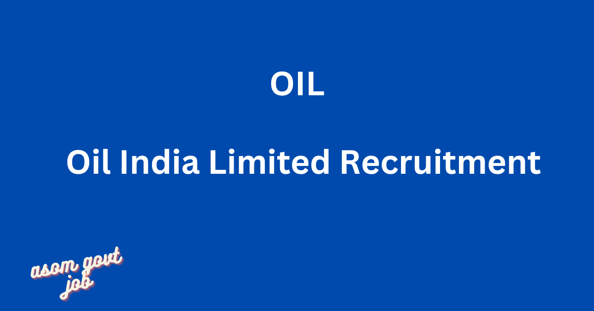 Oil India Limited Recruitment – 24 Assistant Fitter & Assistant Diesel Mechanic Positions